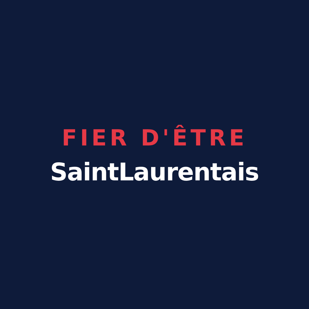T-shirt « Fier d'être SaintLaurentais » — design pour Saint-Laurent