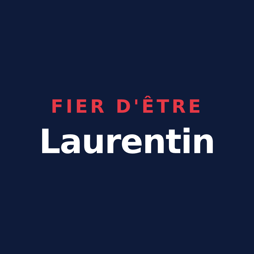 T-shirt « Fier d'être Laurentin » — design pour Saint-Laurent