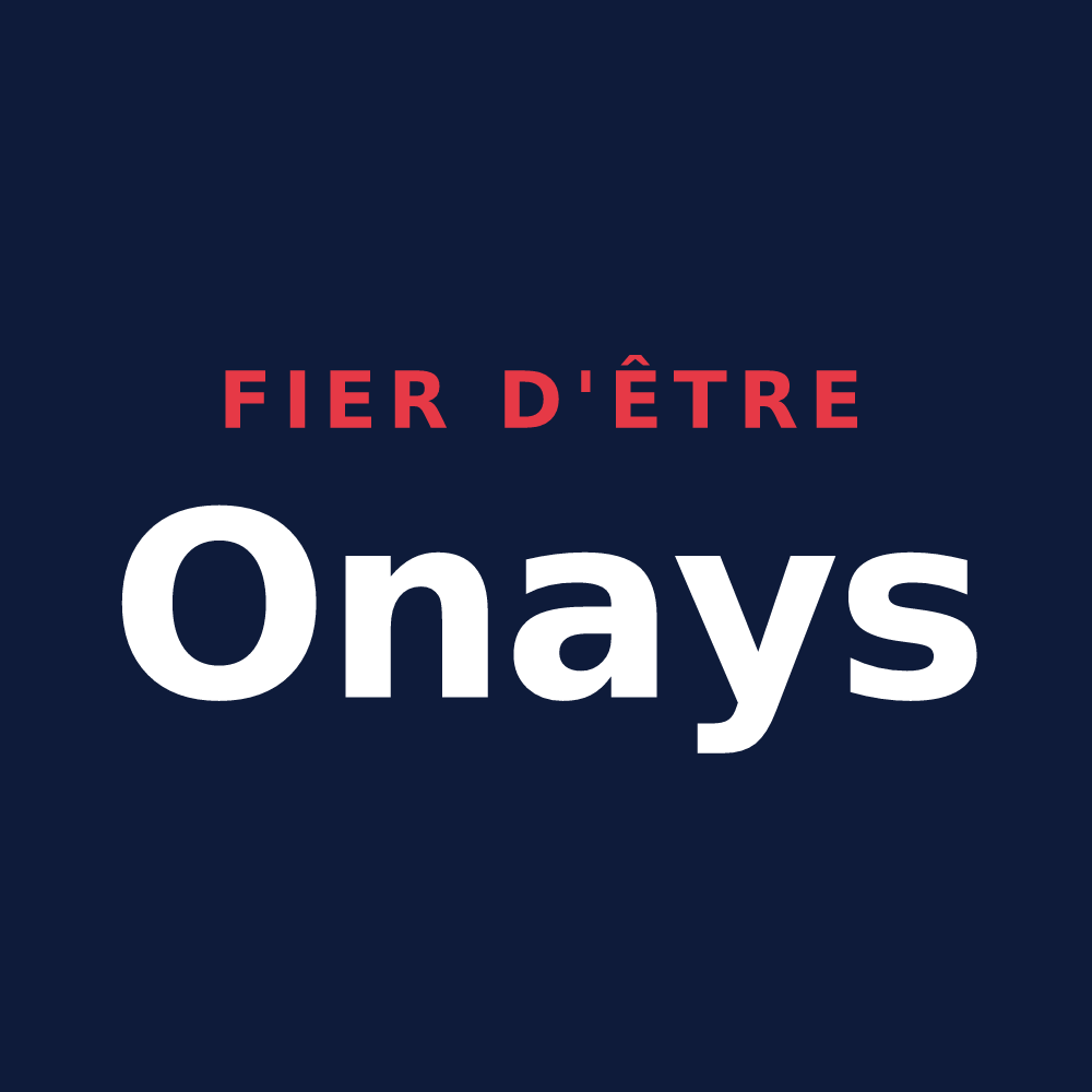 T-shirt « Fier d'être Onays » — design pour Saint-Laurent-d'Onay