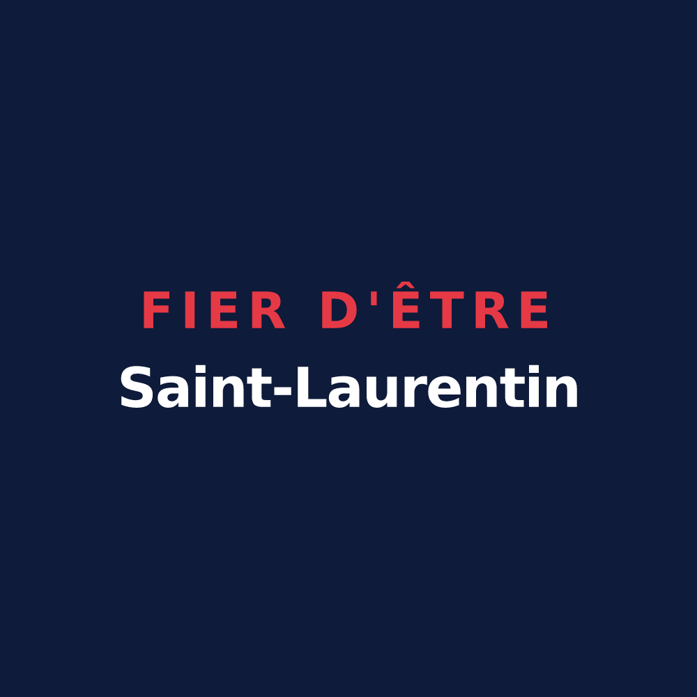 T-shirt « Fier d'être Saint-Laurentin » — design pour Saint-Laurent-de-Gosse