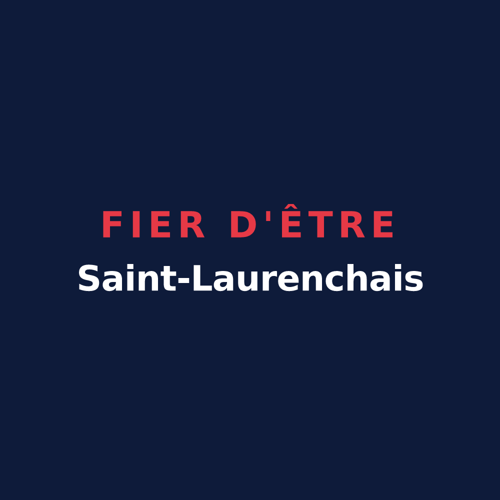 T-shirt « Fier d'être Saint-Laurenchais » — design pour Saint-Laurent-de-Neste