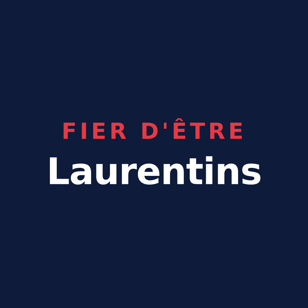 T-shirt « Fier d'être Laurentins » — design pour Saint-Laurent-du-Tencement