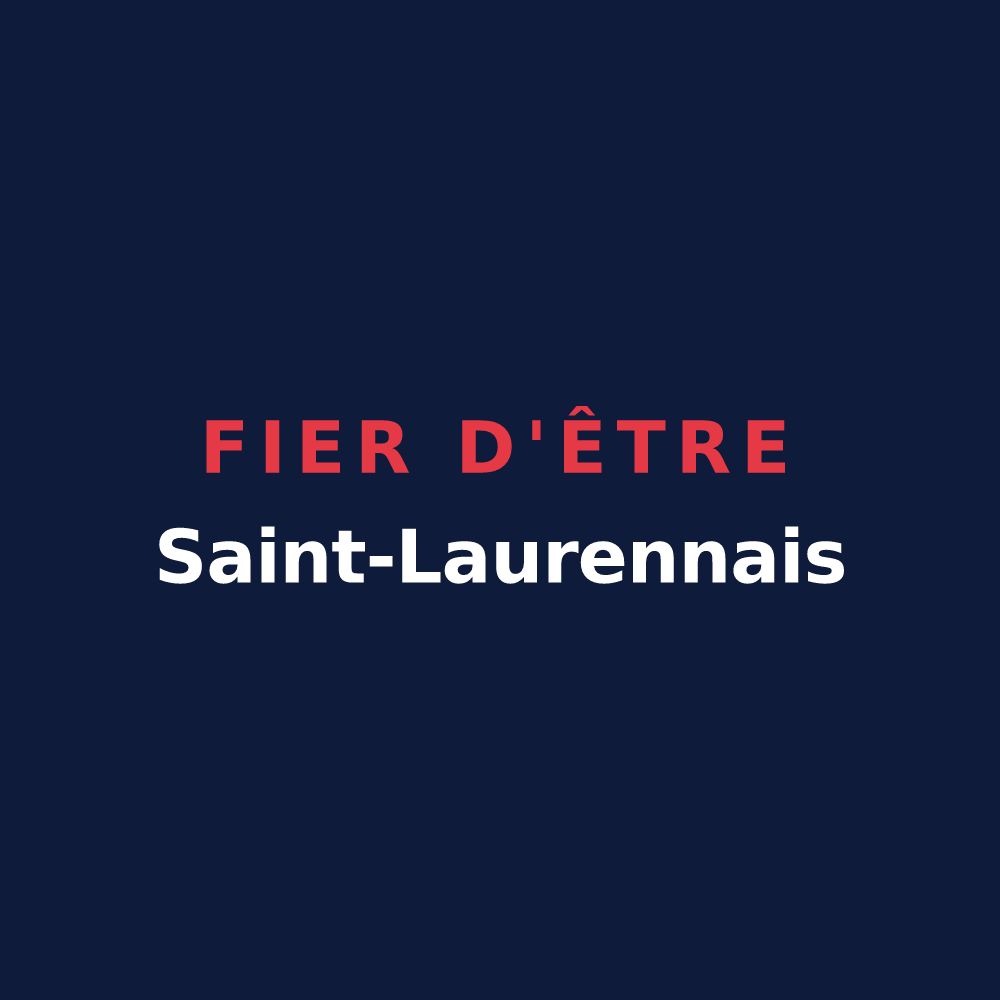 T-shirt « Fier d'être Saint-Laurennais » — design pour Saint-Laurent-du-Verdon