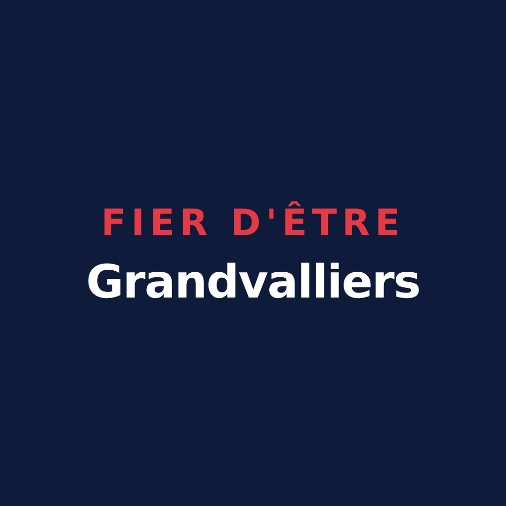 T-shirt « Fier d'être Grandvalliers » — design pour Saint-Laurent-en-Grandvaux