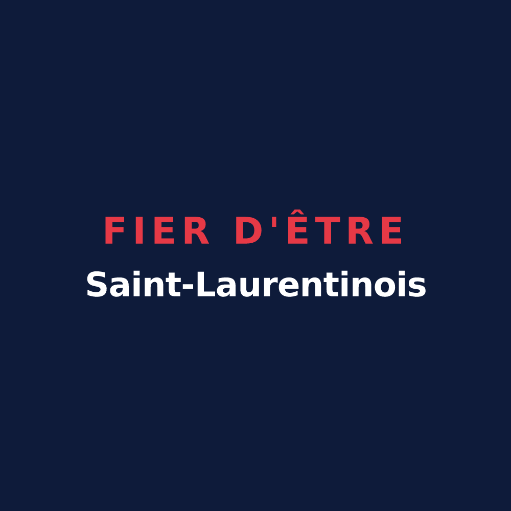T-shirt « Fier d'être Saint-Laurentinois » — design pour Saint-Laurent-en-Royans