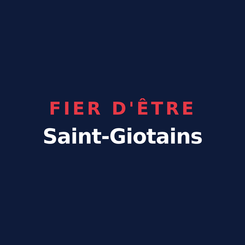 T-shirt « Fier d'être Saint-Giotains » — design pour Saint-Léger-aux-Bois