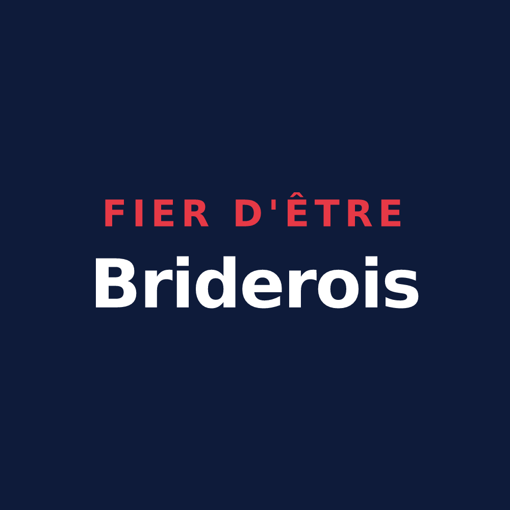 T-shirt « Fier d'être Briderois » — design pour Saint-Léger-Bridereix