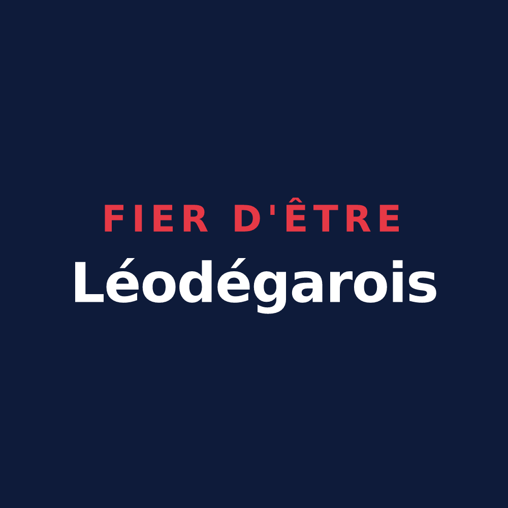 T-shirt « Fier d'être Léodégarois » — design pour Saint-Léger-de-Fougeret
