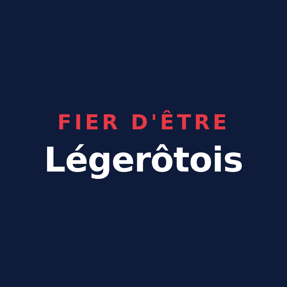 T-shirt « Fier d'être Légerôtois » — design pour Saint-Léger-de-Rôtes