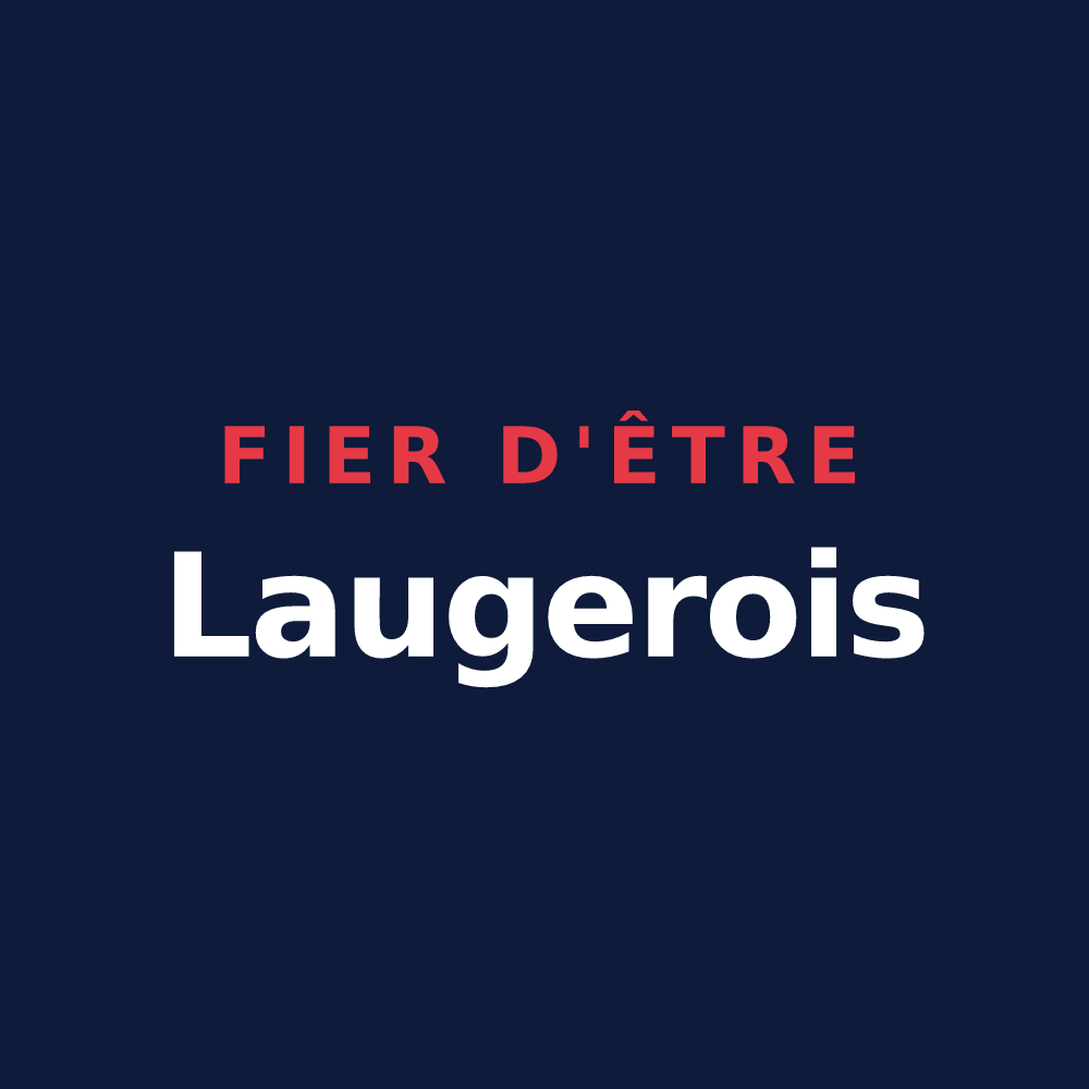 T-shirt « Fier d'être Laugerois » — design pour Saint-Léger-du-Ventoux