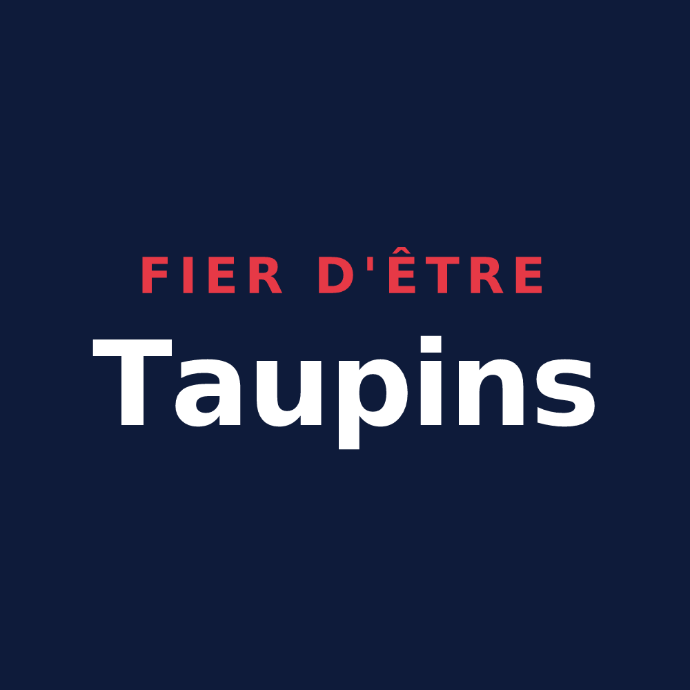 T-shirt « Fier d'être Taupins » — design pour Saint-Léger-près-Troyes
