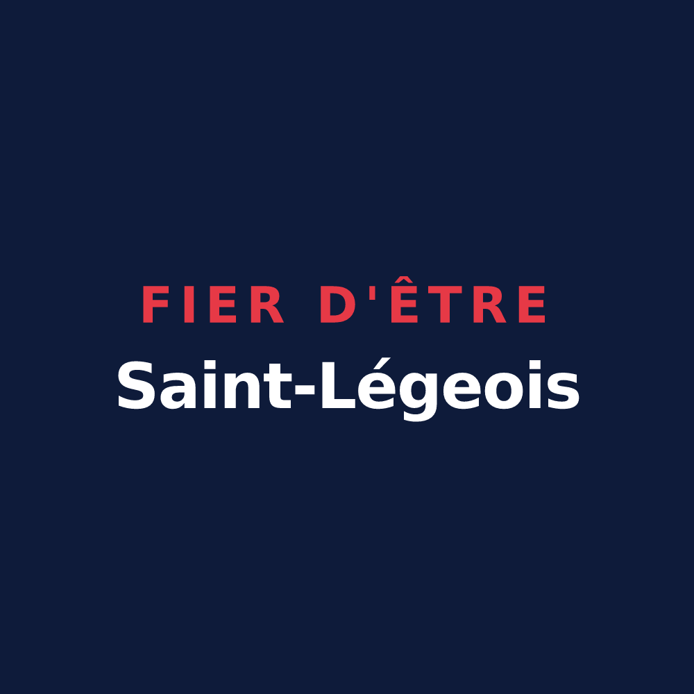 T-shirt « Fier d'être Saint-Légeois » — design pour Saint-Léger-sous-Cholet