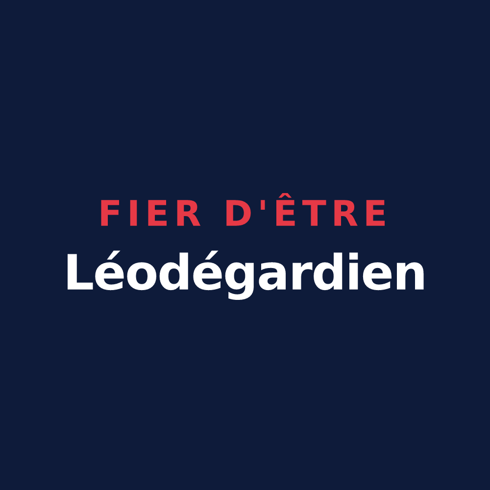 T-shirt « Fier d'être Léodégardien » — design pour Saint-Léger-Vauban