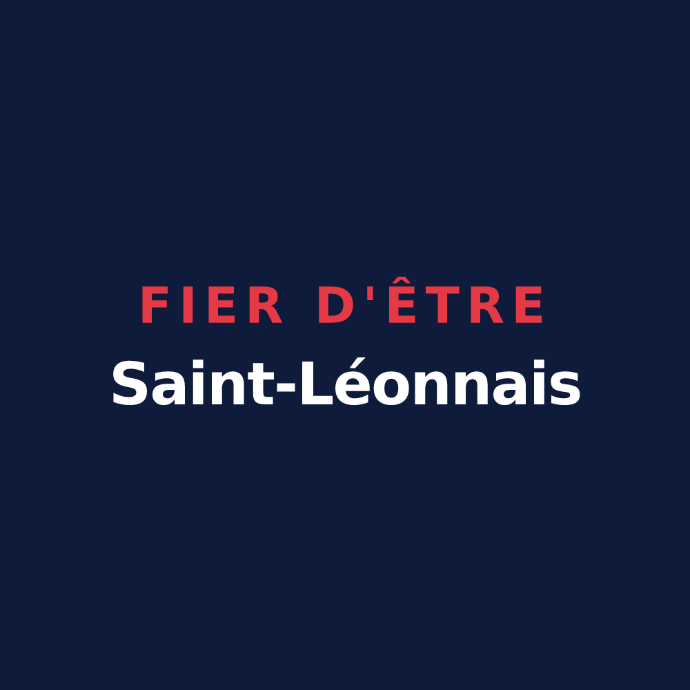 T-shirt « Fier d'être Saint-Léonnais » — design pour Saint-Léon-sur-Vézère