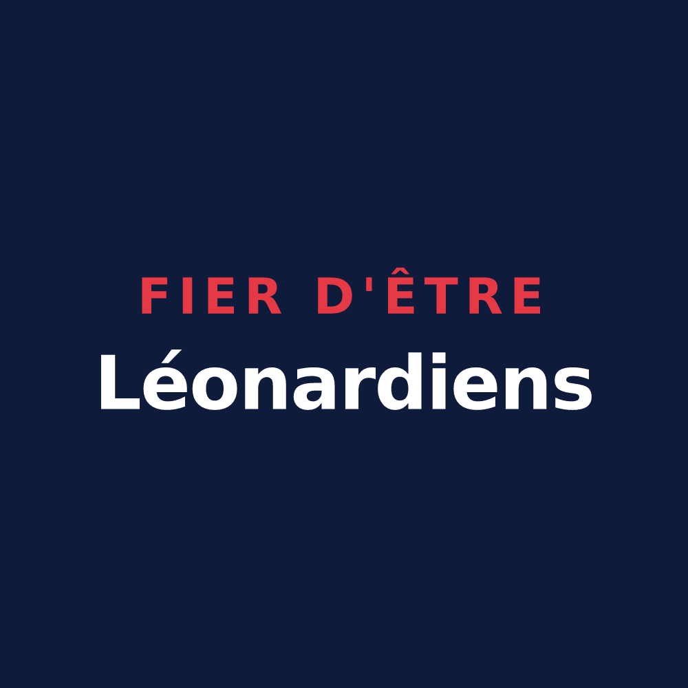 T-shirt « Fier d'être Léonardiens » — design pour Saint-Léonard