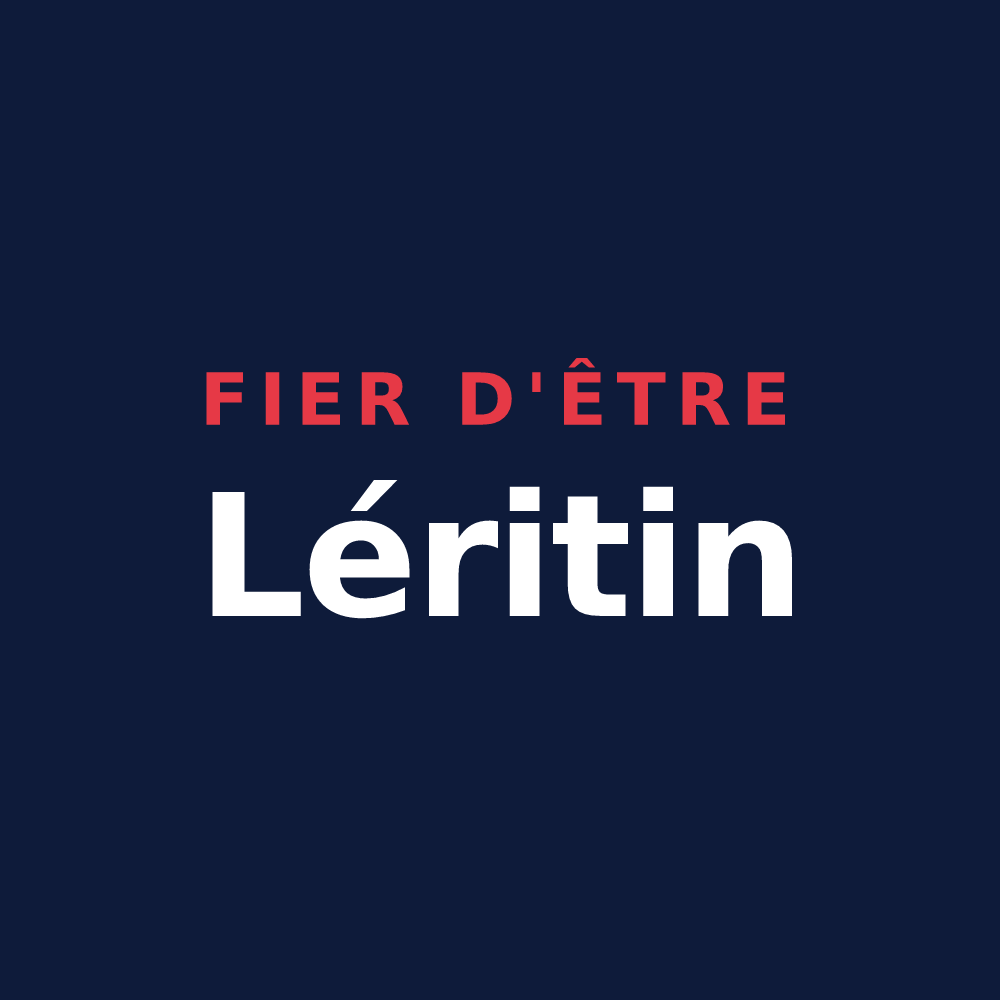 T-shirt « Fier d'être Léritin » — design pour Saint-Léry