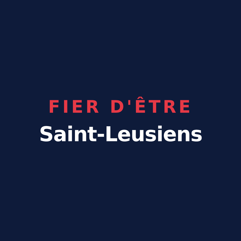 T-shirt « Fier d'être Saint-Leusiens » — design pour Saint-Leu