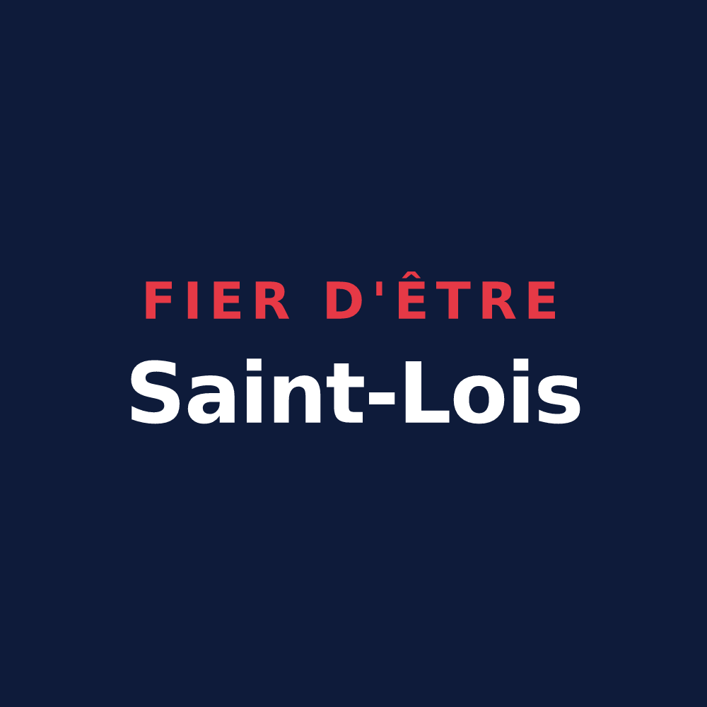 T-shirt « Fier d'être Saint-Lois » — design pour Saint-Lô