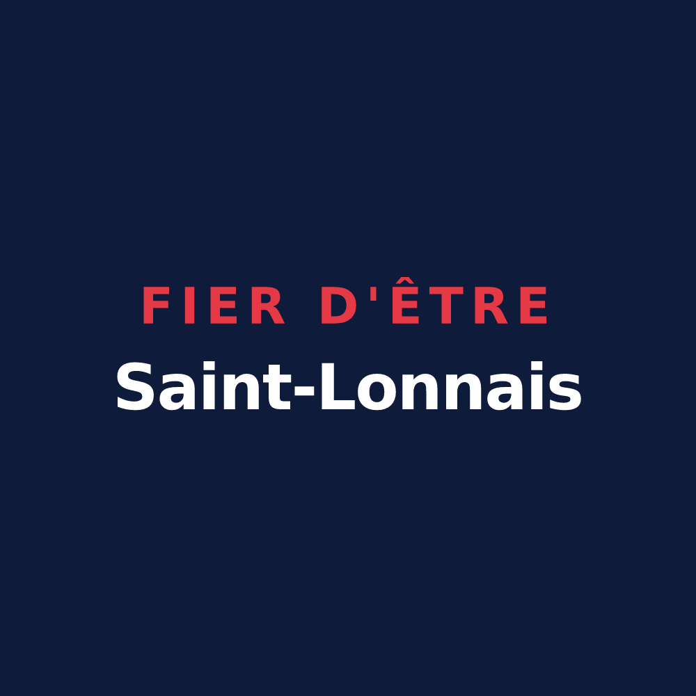 T-shirt « Fier d'être Saint-Lonnais » — design pour Saint-Lon-les-Mines