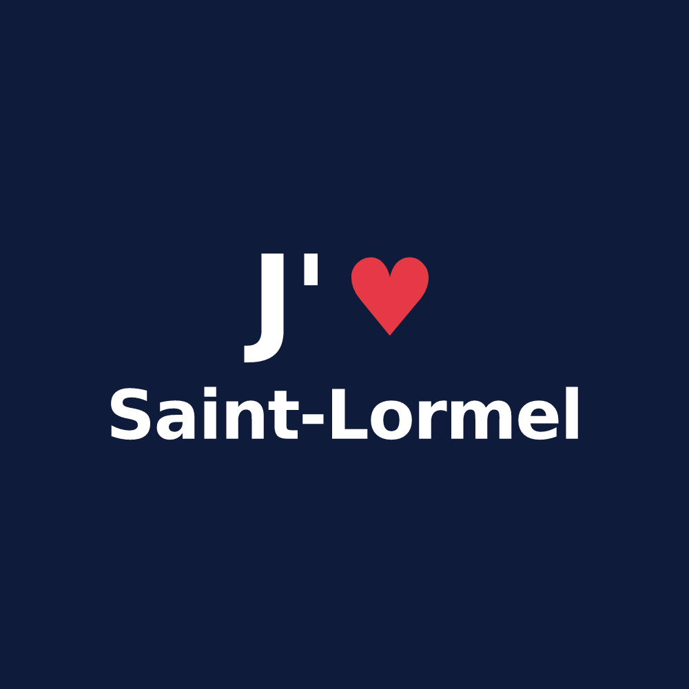 T-shirt personnalisé Saint-Lormel — design J'aime Saint-Lormel