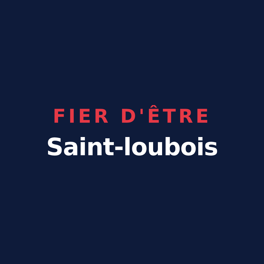 T-shirt « Fier d'être Saint-loubois » — design pour Saint-Loube