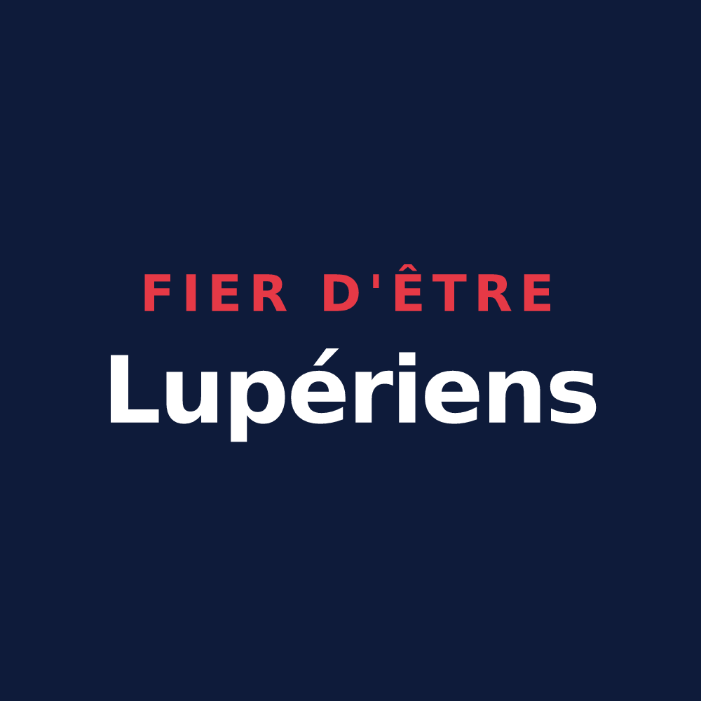 T-shirt « Fier d'être Lupériens » — design pour Saint-Loup-des-Vignes