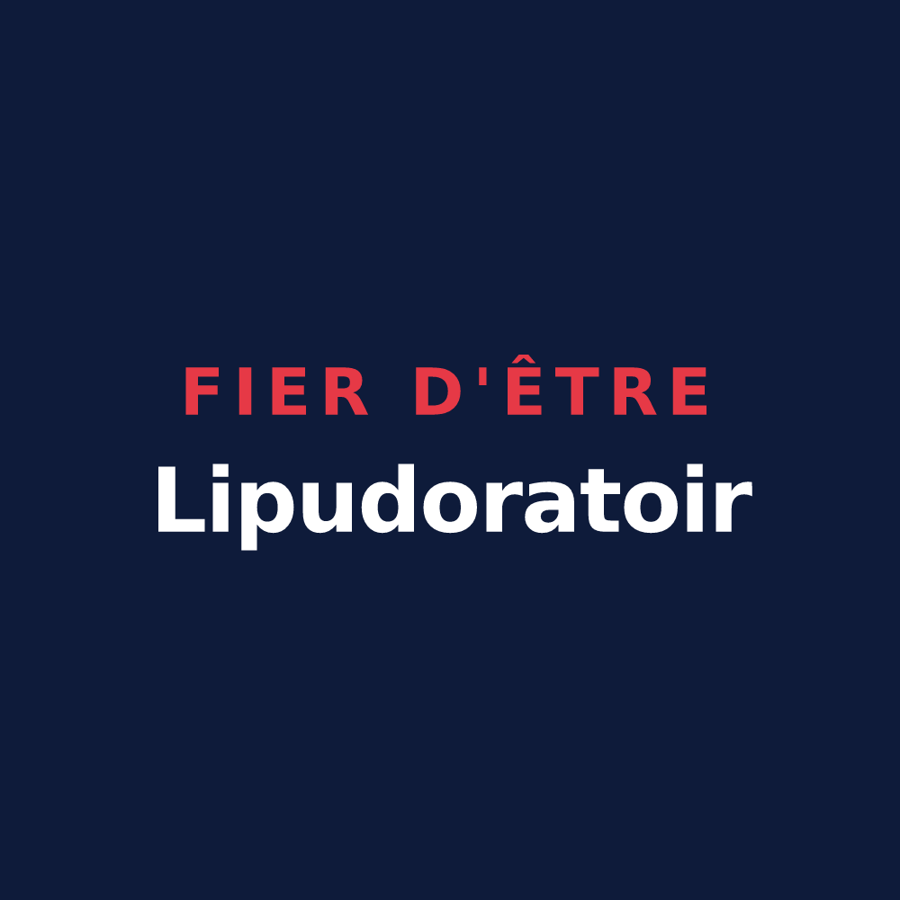 T-shirt « Fier d'être Lipudoratoir » — design pour Saint-Loup-du-Dorat