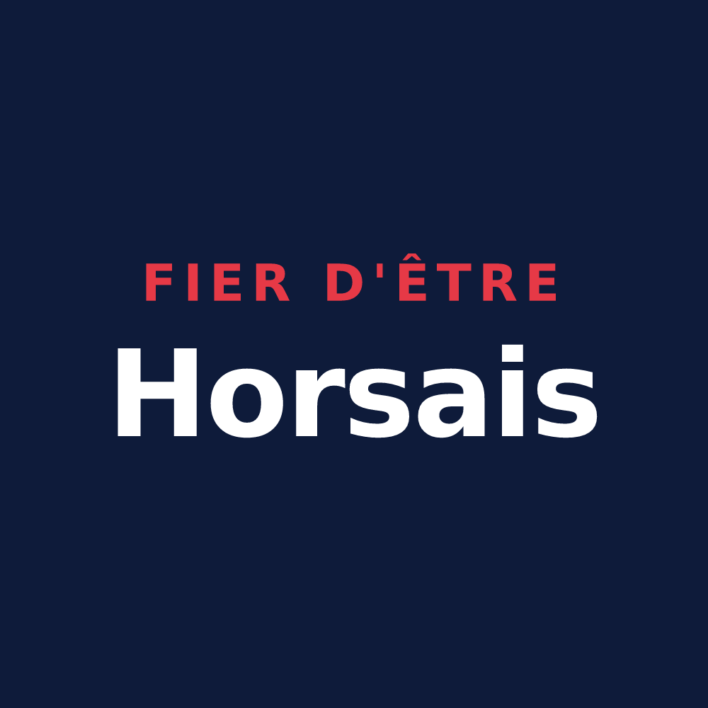 T-shirt « Fier d'être Horsais » — design pour Saint-Loup-Hors