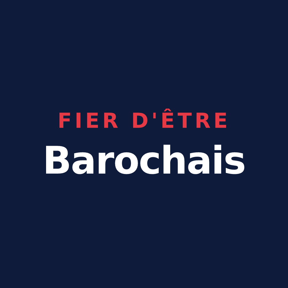 T-shirt « Fier d'être Barochais » — design pour Saint-Loup-sur-Aujon