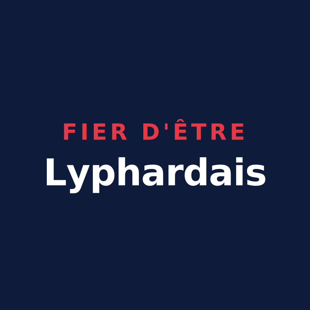 T-shirt « Fier d'être Lyphardais » — design pour Saint-Lyphard