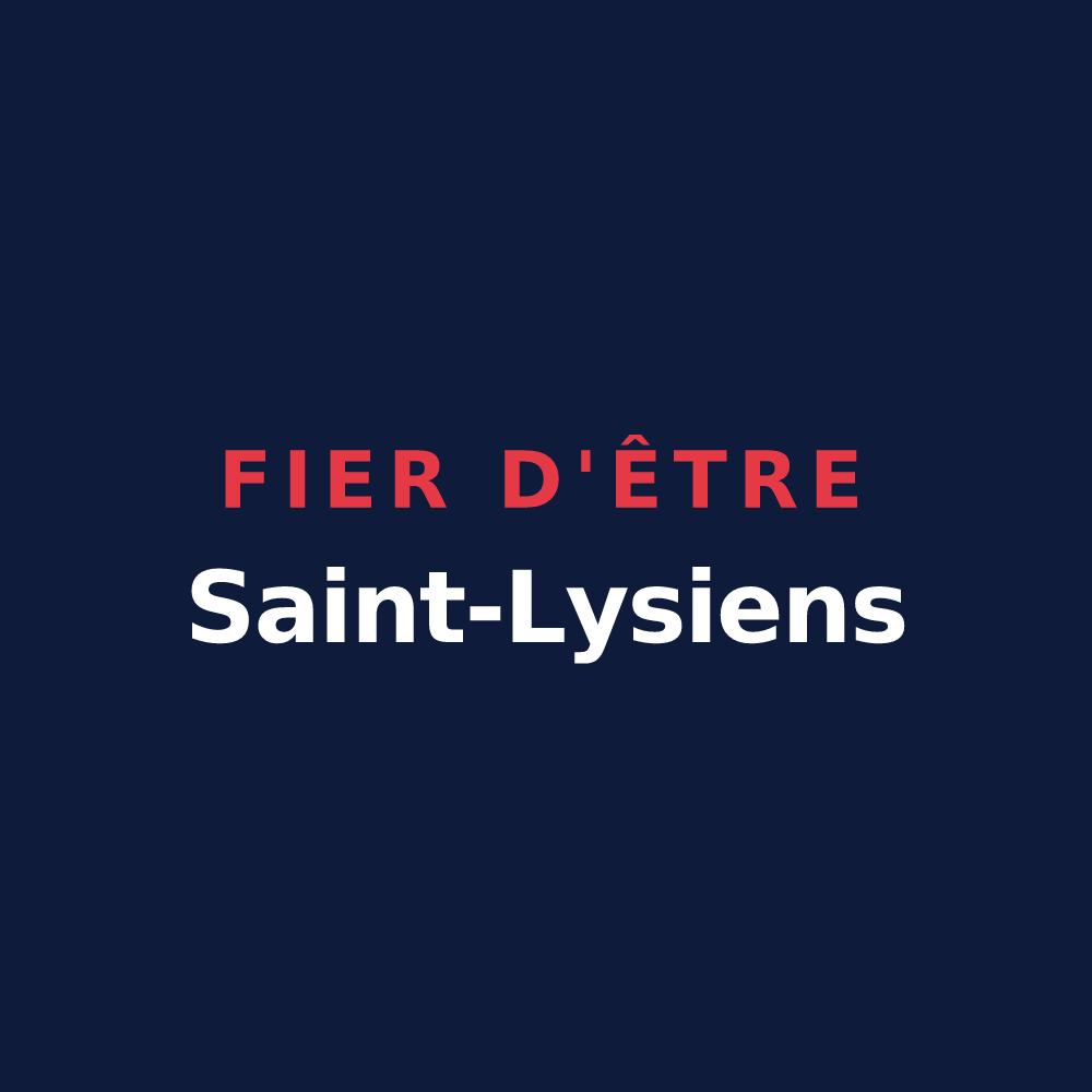 T-shirt « Fier d'être Saint-Lysiens » — design pour Saint-Lys