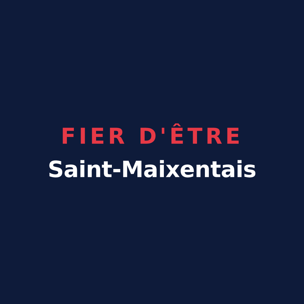 T-shirt « Fier d'être Saint-Maixentais » — design pour Saint-Maixent-sur-Vie