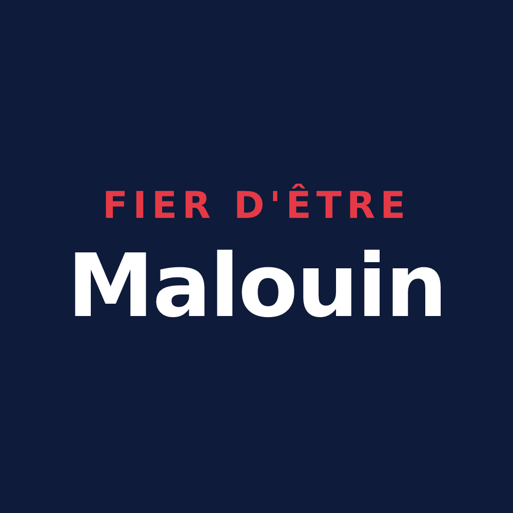 T-shirt « Fier d'être Malouin » — design pour Saint-Malo