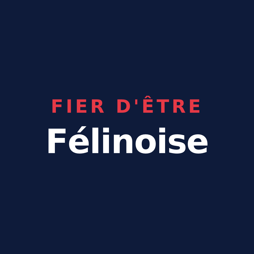 T-shirt « Fier d'être Félinoise » — design pour Saint-Marcel-de-Félines