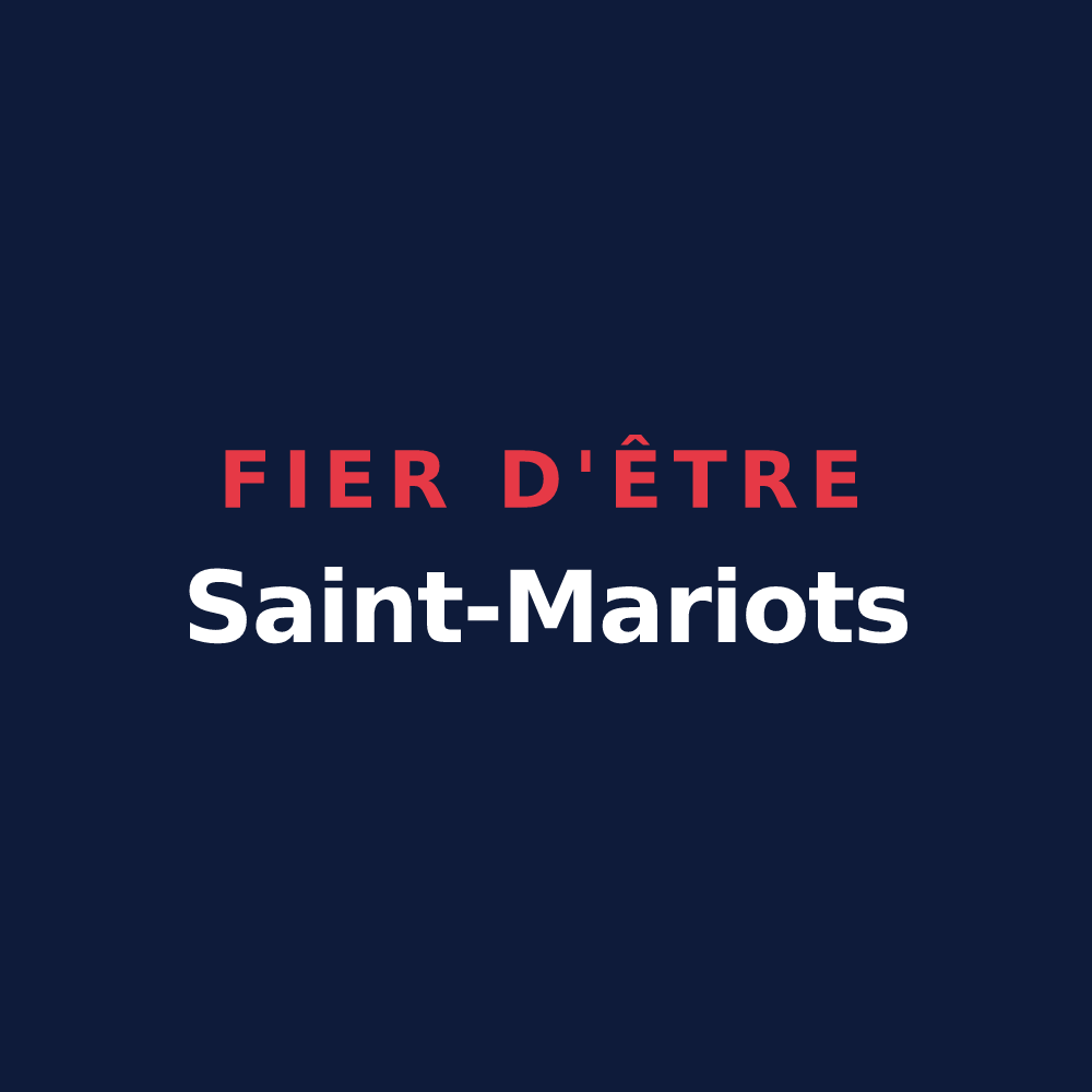 T-shirt « Fier d'être Saint-Mariots » — design pour Saint-Mard-lès-Rouffy