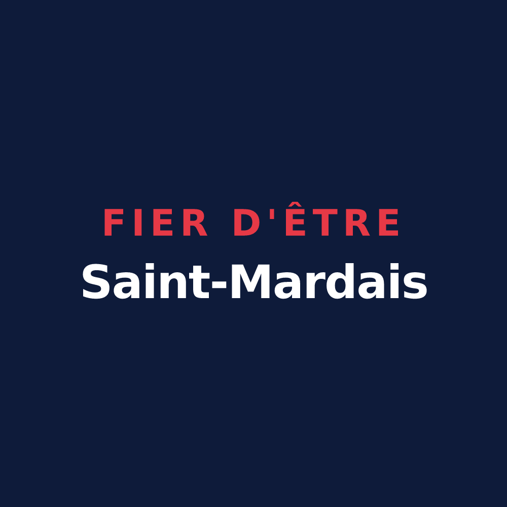 T-shirt « Fier d'être Saint-Mardais » — design pour Saint-Mards