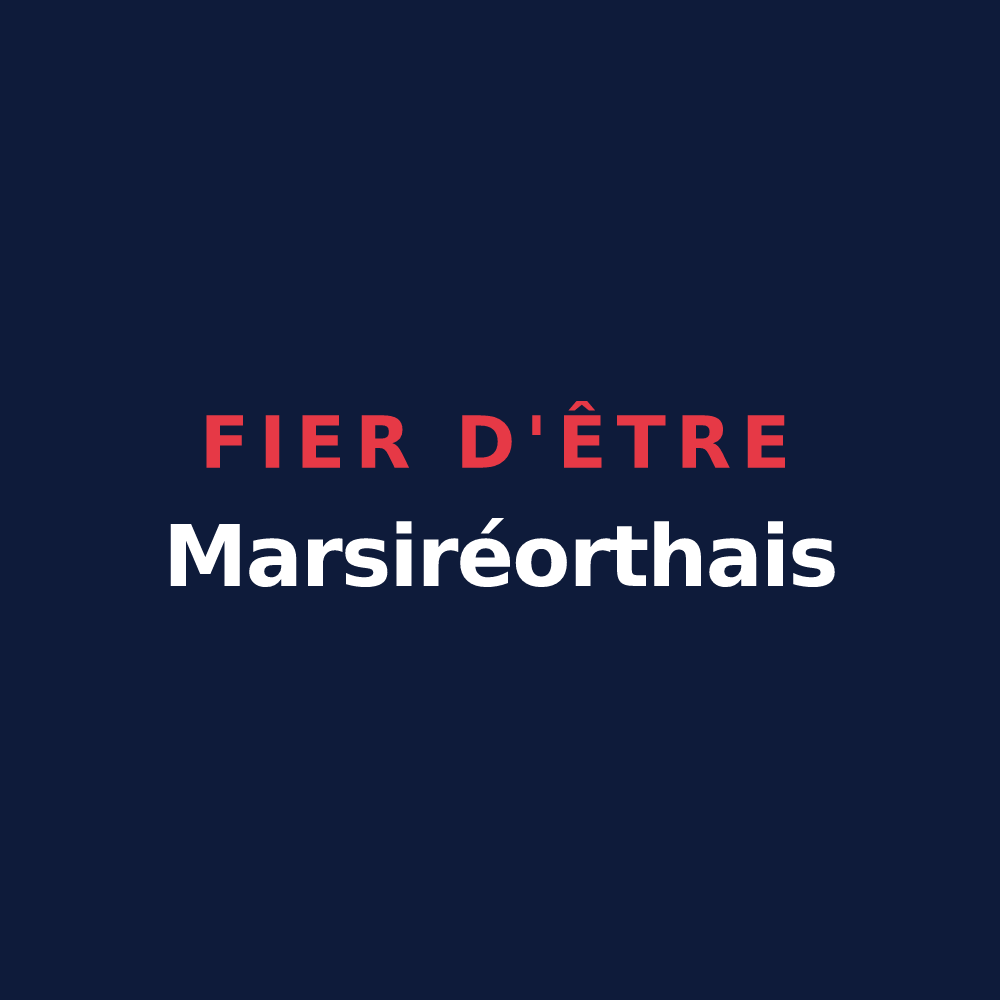 T-shirt « Fier d'être Marsiréorthais » — design pour Saint-Mars-la-Réorthe