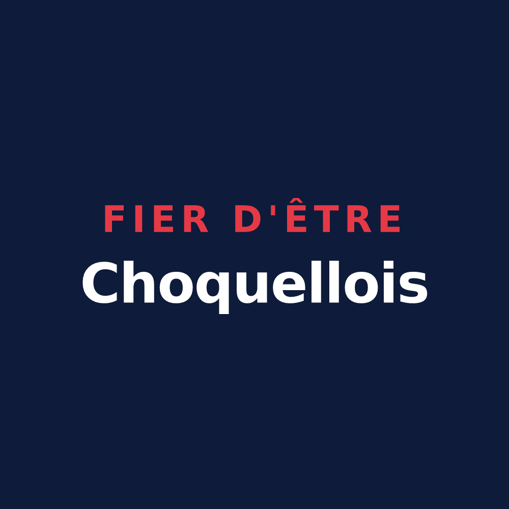 T-shirt « Fier d'être Choquellois » — design pour Saint-Martin-Choquel