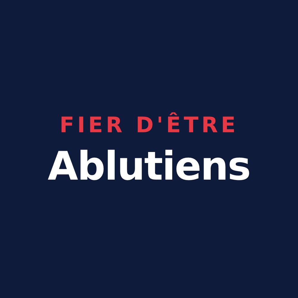 T-shirt « Fier d'être Ablutiens » — design pour Saint-Martin-d'Ablois