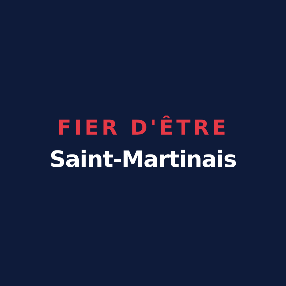 T-shirt « Fier d'être Saint-Martinais » — design pour Saint-Martin-d'Audouville