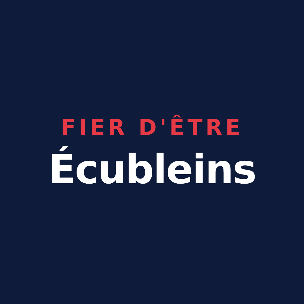 T-shirt « Fier d'être Écubleins » — design pour Saint-Martin-d'Écublei