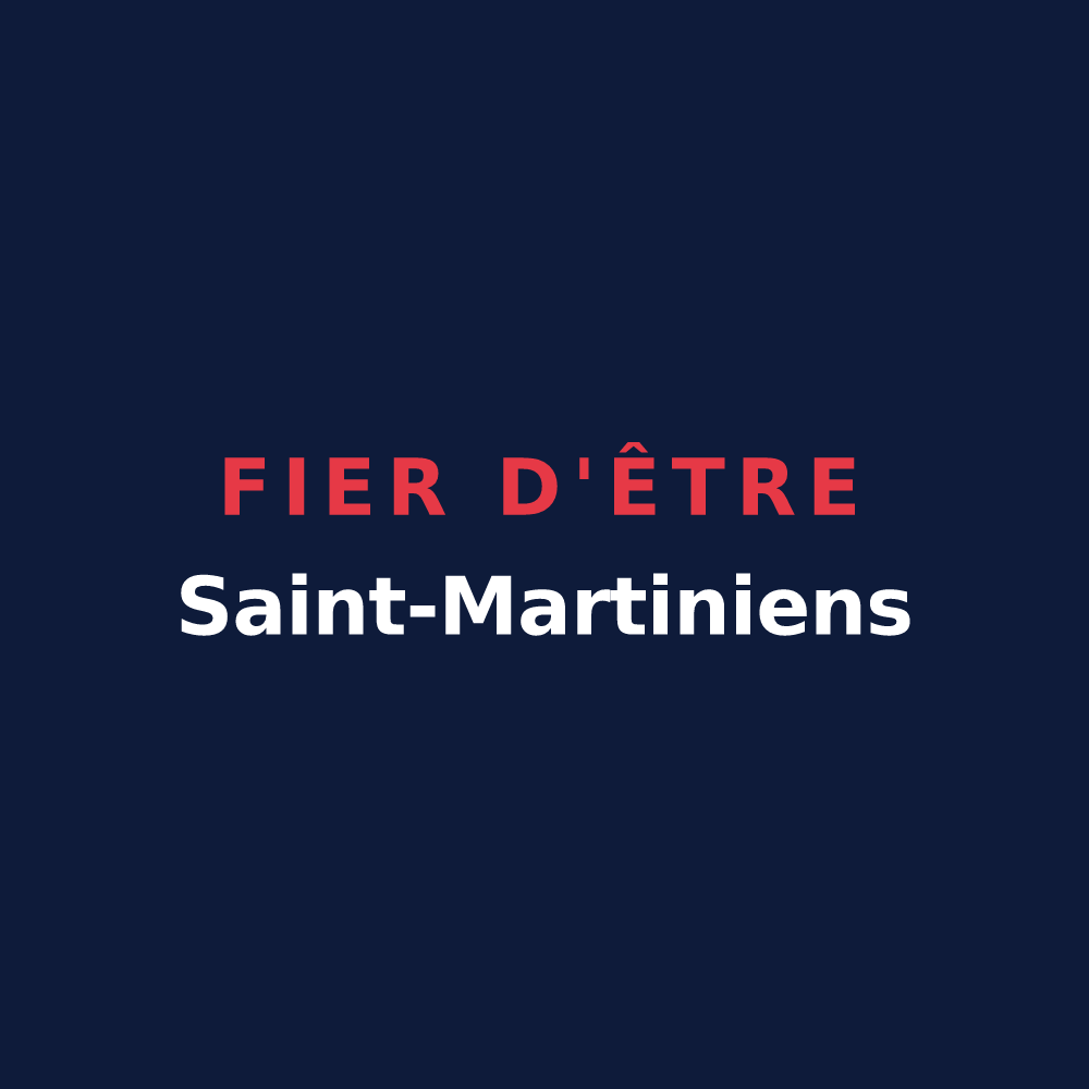 T-shirt « Fier d'être Saint-Martiniens » — design pour Saint-Martin-des-Champs