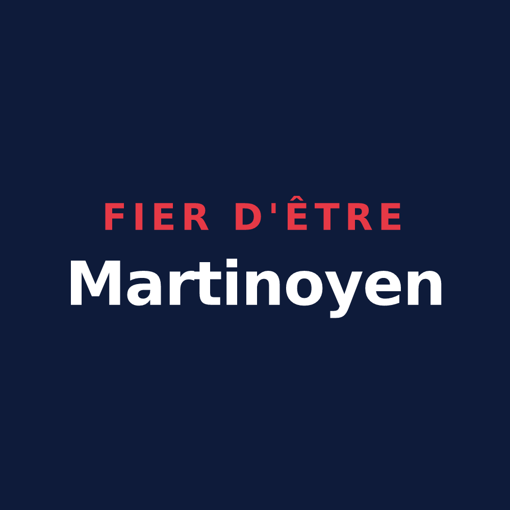 T-shirt « Fier d'être Martinoyen » — design pour Saint-Martin-des-Noyers