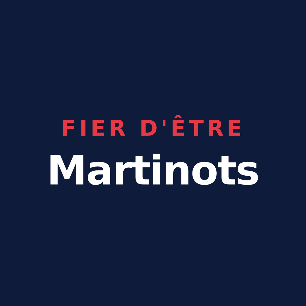 T-shirt « Fier d'être Martinots » — design pour Saint-Martin-du-Tertre