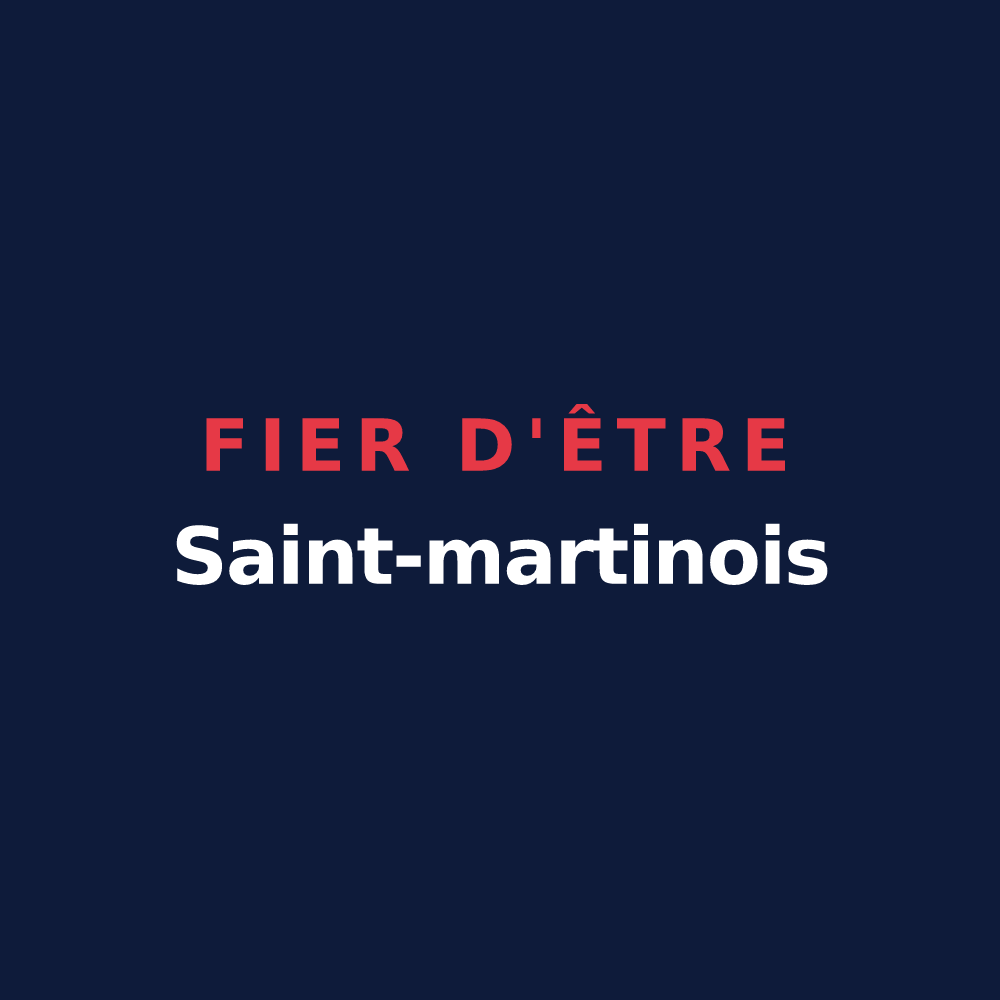 T-shirt « Fier d'être Saint-martinois » — design pour Saint-Martin-la-Campagne