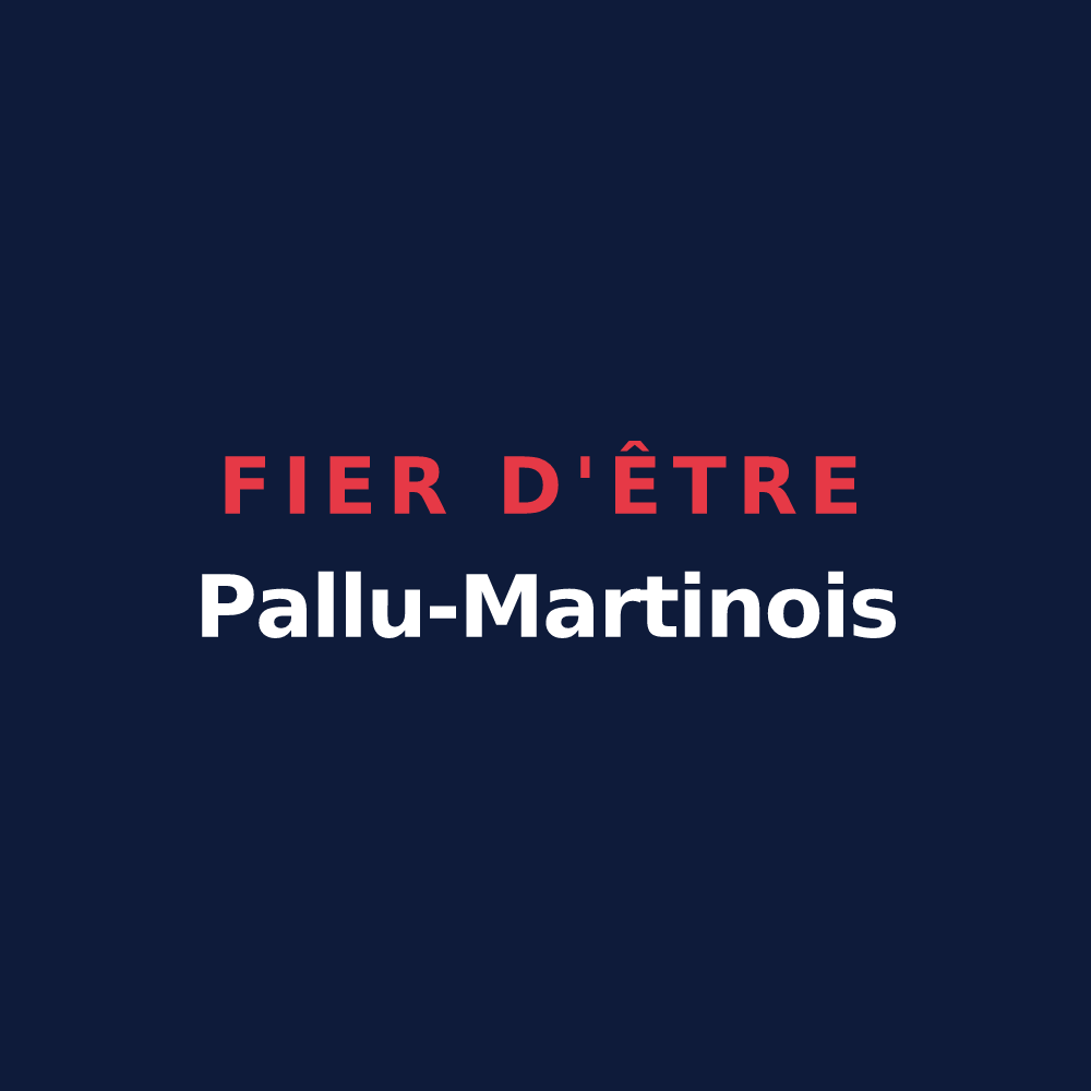 T-shirt « Fier d'être Pallu-Martinois » — design pour Saint-Martin-la-Pallu