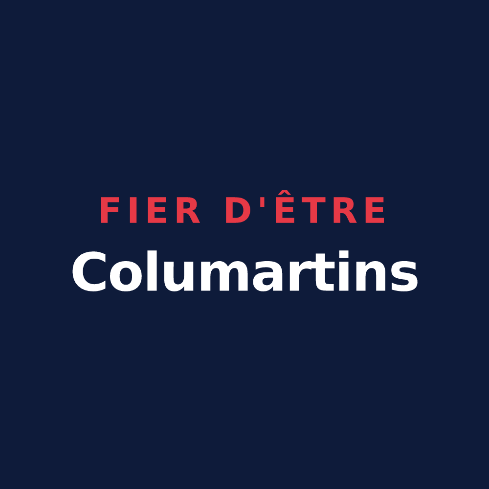 T-shirt « Fier d'être Columartins » — design pour Saint-Martin-le-Colonel