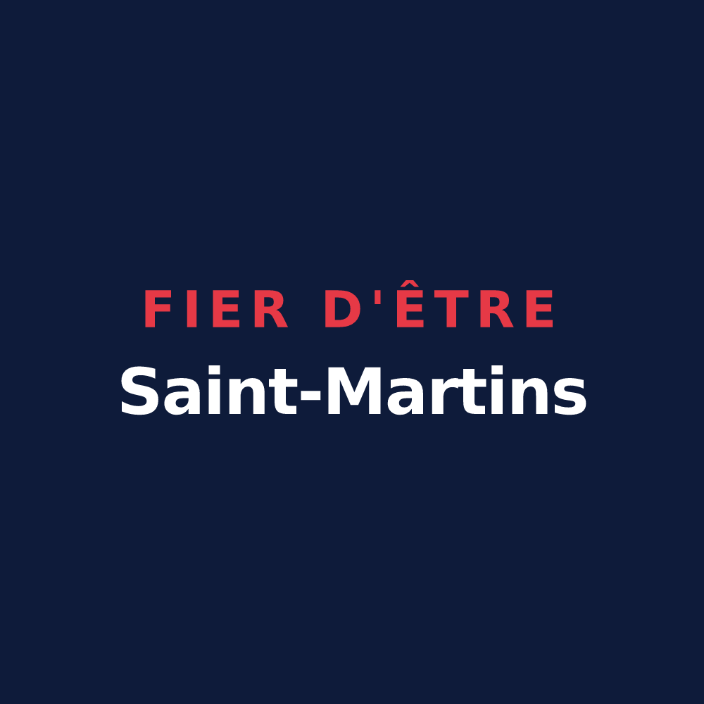 T-shirt « Fier d'être Saint-Martins » — design pour Saint-Martin-le-Pin