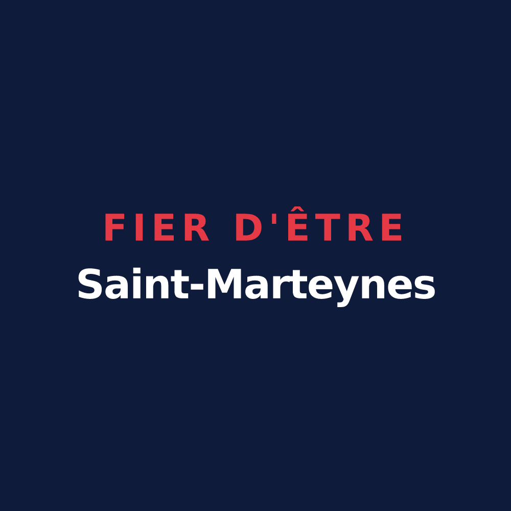 T-shirt « Fier d'être Saint-Marteynes » — design pour Saint-Martin-lès-Seyne