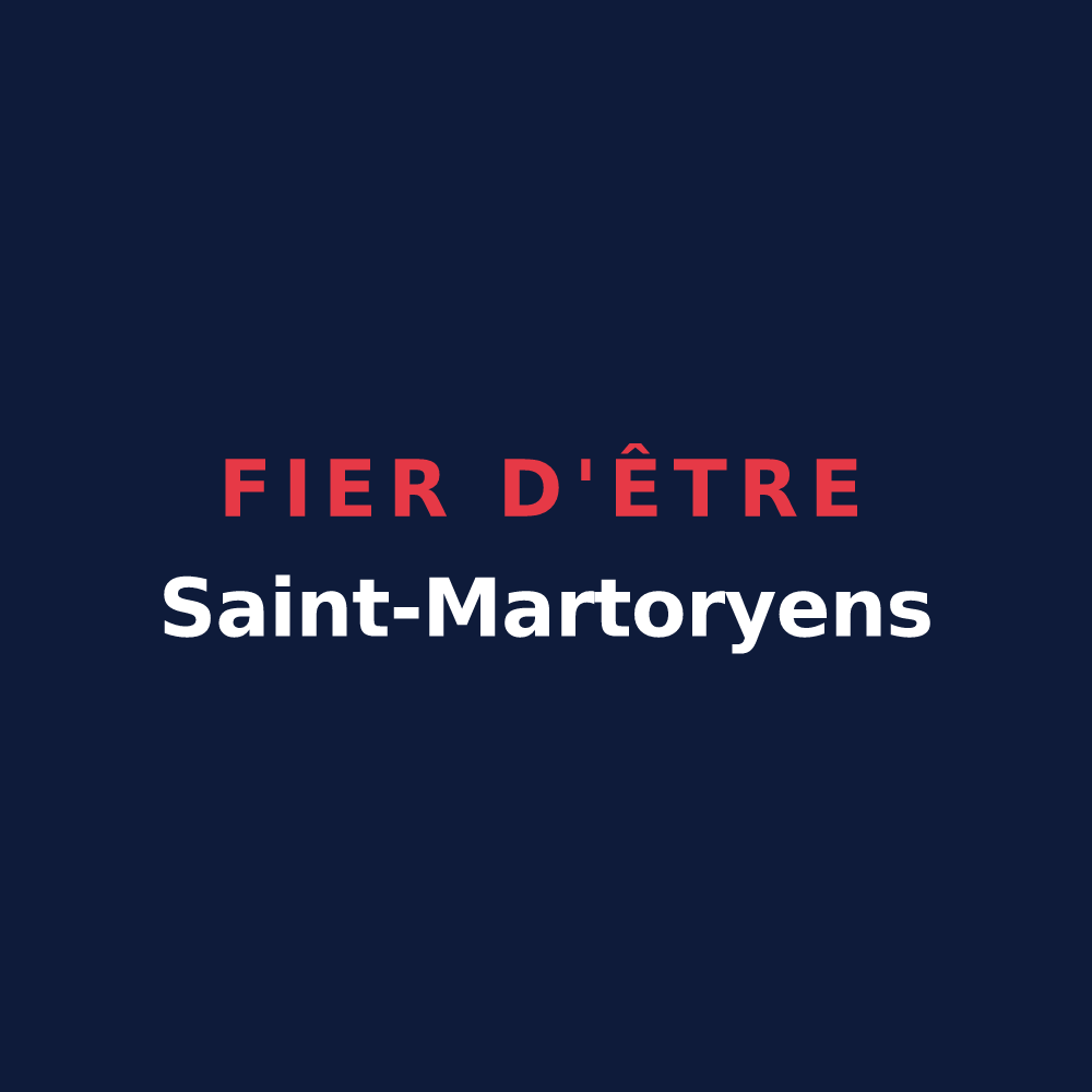 T-shirt « Fier d'être Saint-Martoryens » — design pour Saint-Martory